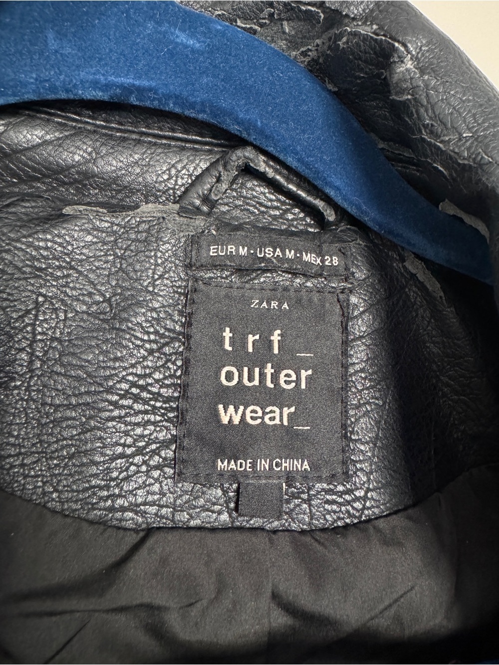 ZARA Classic Black Studded Moto Jacket - Women medium - Picture 4 of 7